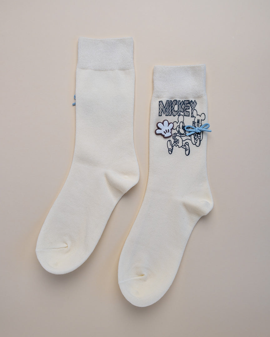Disney Mickey Mouse Women's Cotton Crew Socks