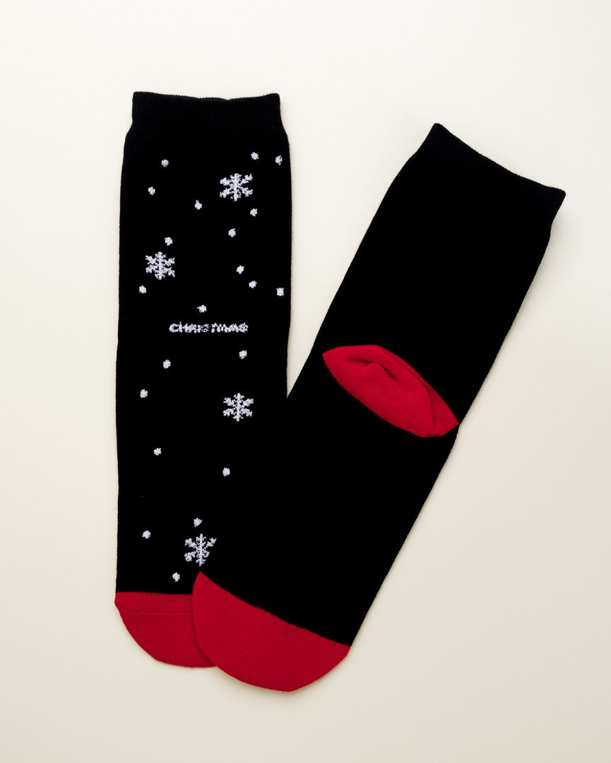 Snowfall Night – Women's Crew Socks