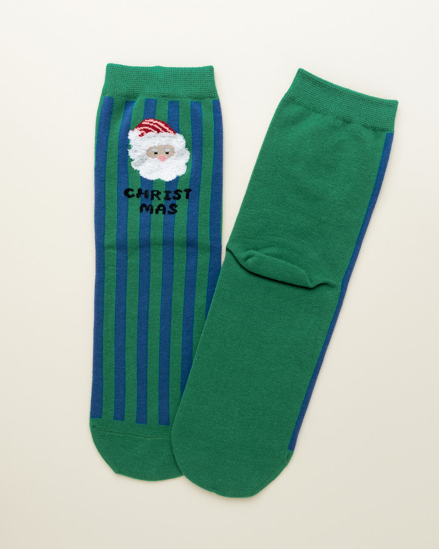 Santa Stripes – Women's Crew Socks