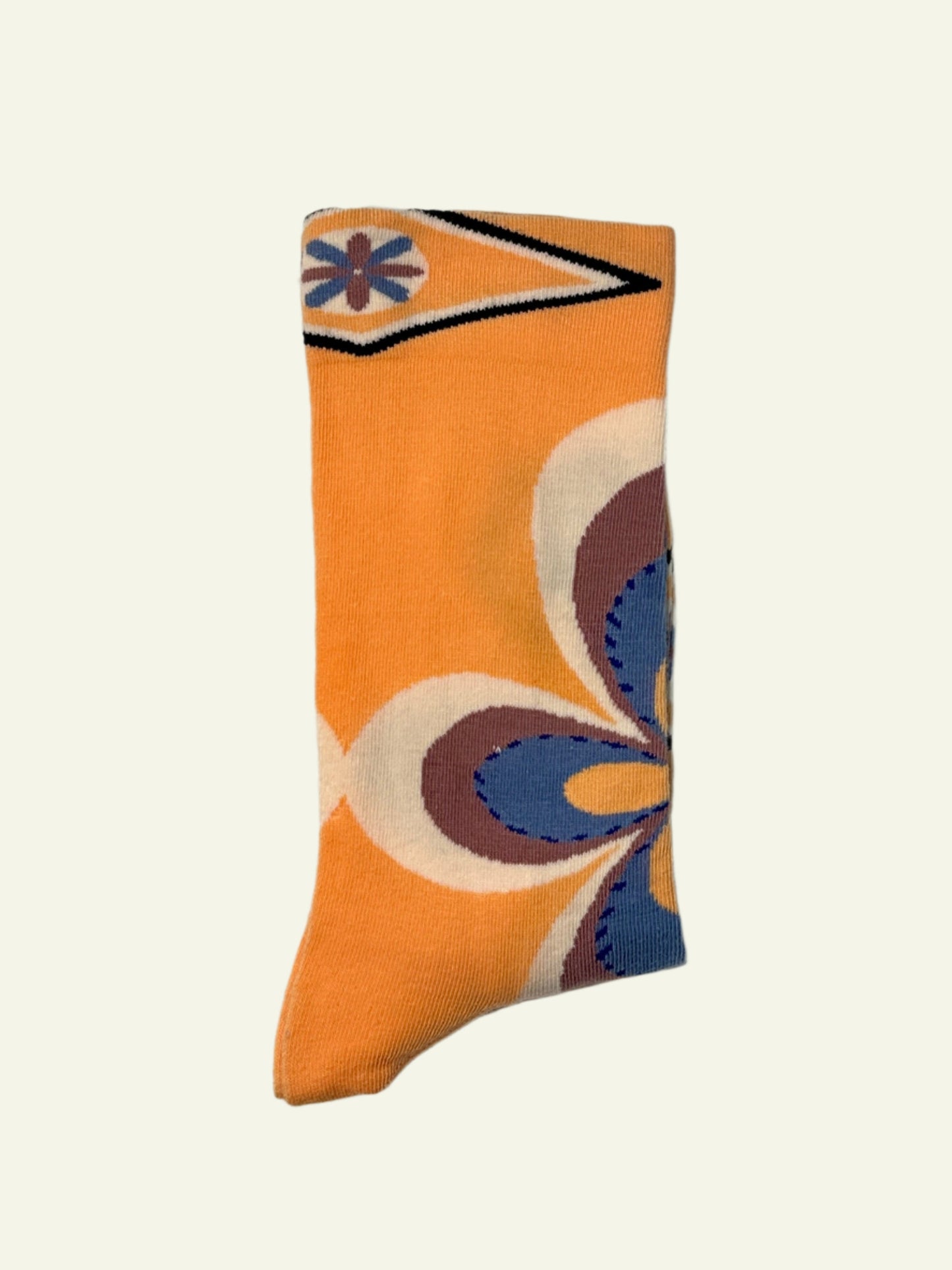 Groovy Blossom – Women's Crew Socks