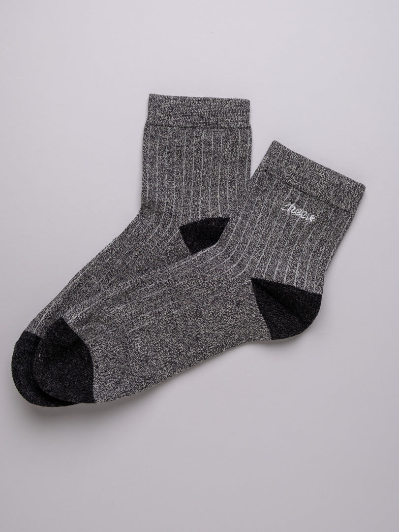 Cheese – Men's Cotton Crew Socks