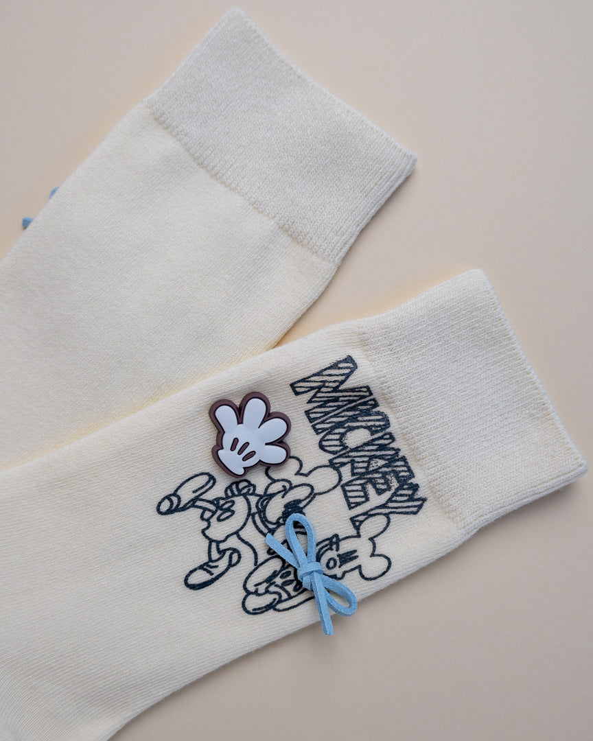 Disney Mickey Mouse Women's Cotton Crew Socks