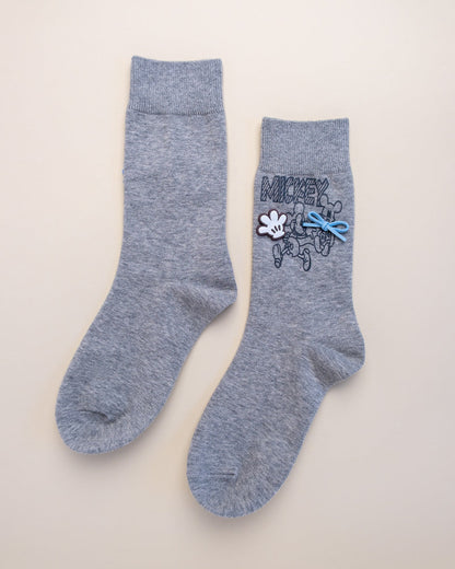 Disney Mickey Mouse Women's Cotton Crew Socks