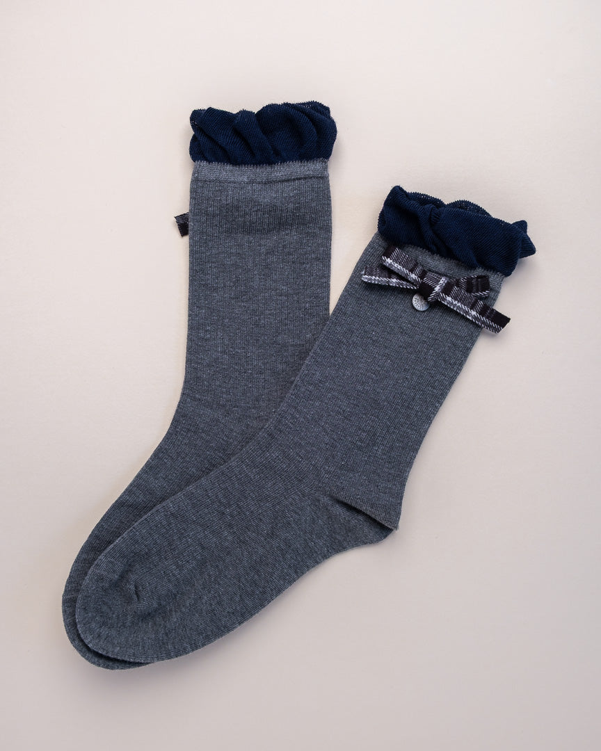 Chic Bow Women's Cotton Crew Socks