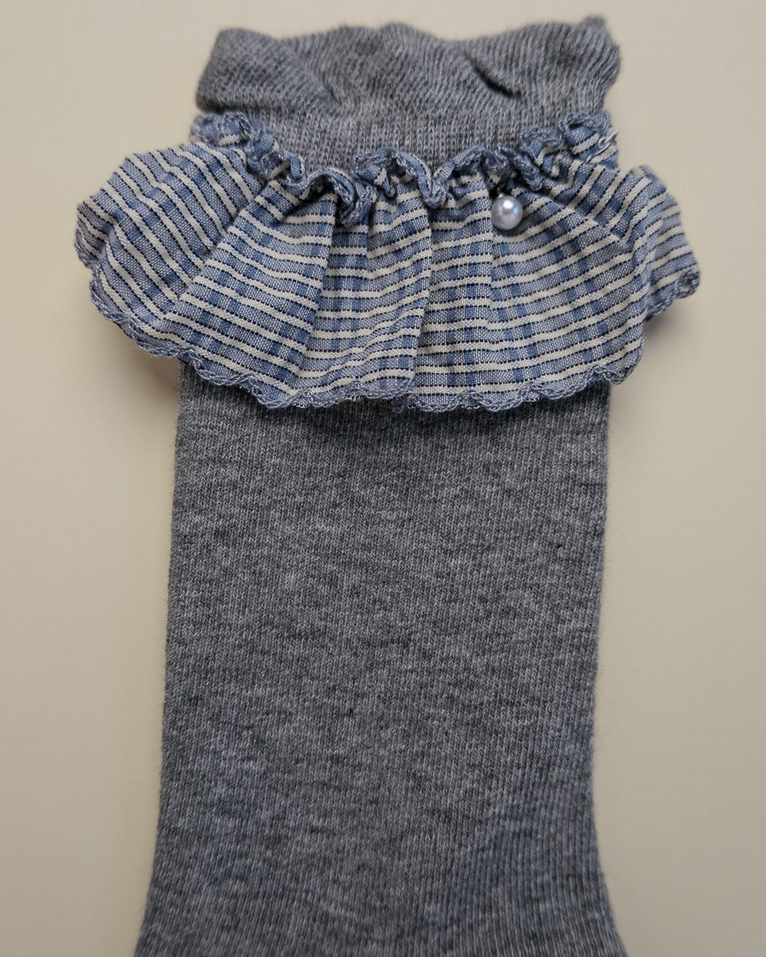 Ruffle Socks Women's Cotton Crew Socks