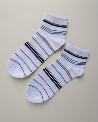 Classic Stripes – Men's Low Cut Socks
