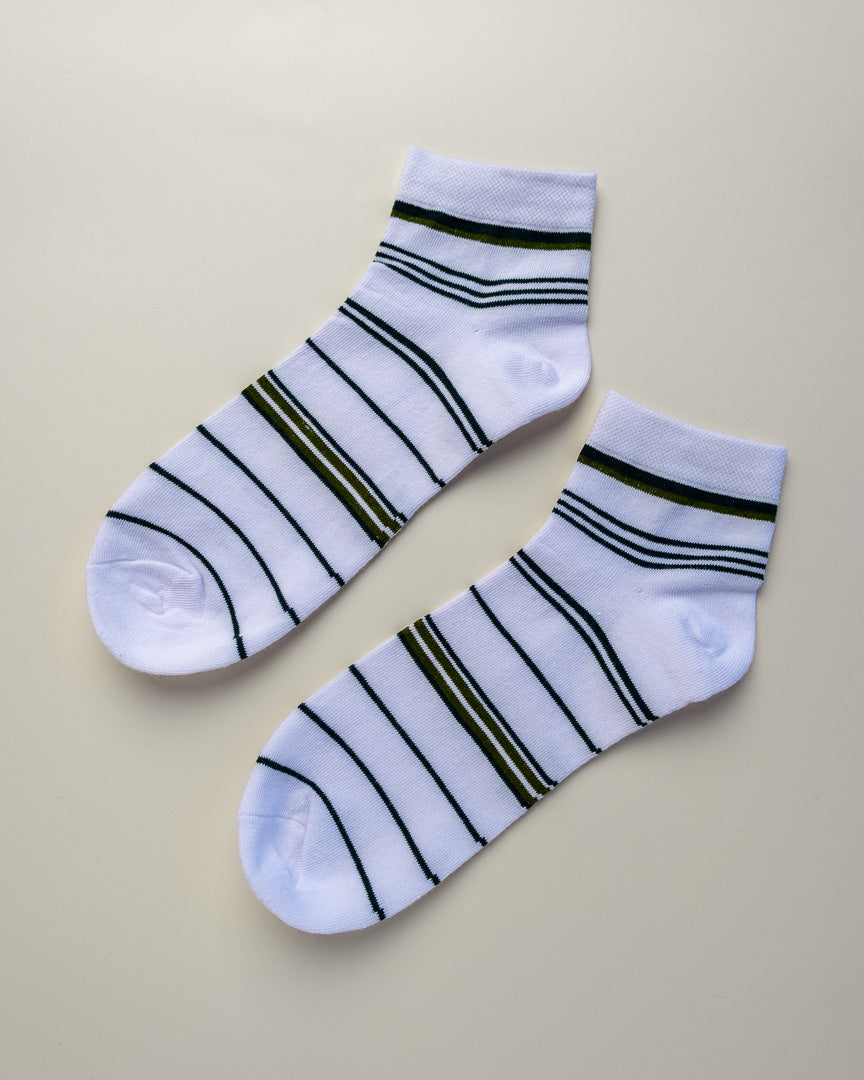 Classic Stripes – Men's Low Cut Socks