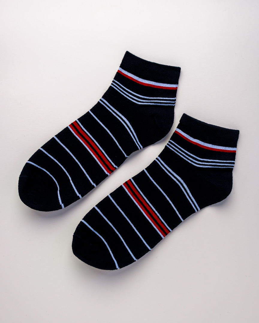 Classic Stripes – Men's Low Cut Socks