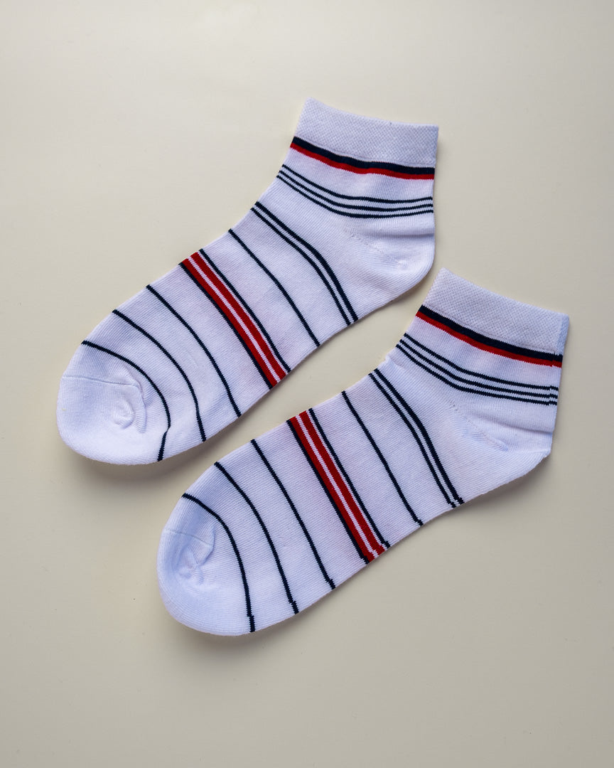 Classic Stripes – Men's Low Cut Socks