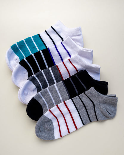 Striped Sport – Men's Ankle Socks