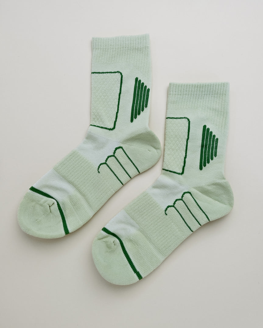 Women's Terry Sports Crew Socks