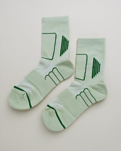 Women's Terry Sports Crew Socks