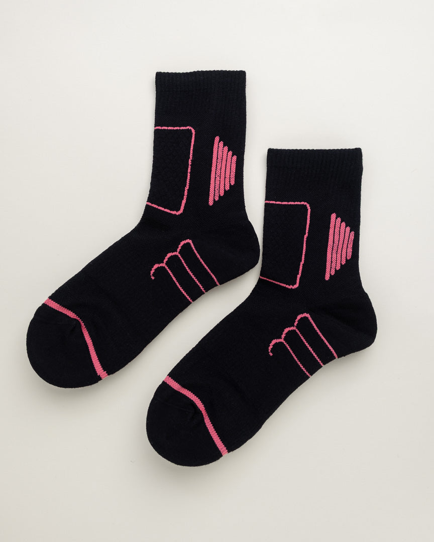 Women's Terry Sports Crew Socks