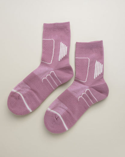 Women's Terry Sports Crew Socks