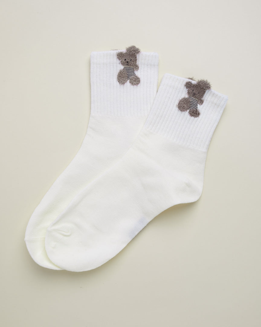 Teddy Bear – Women's Crew Socks