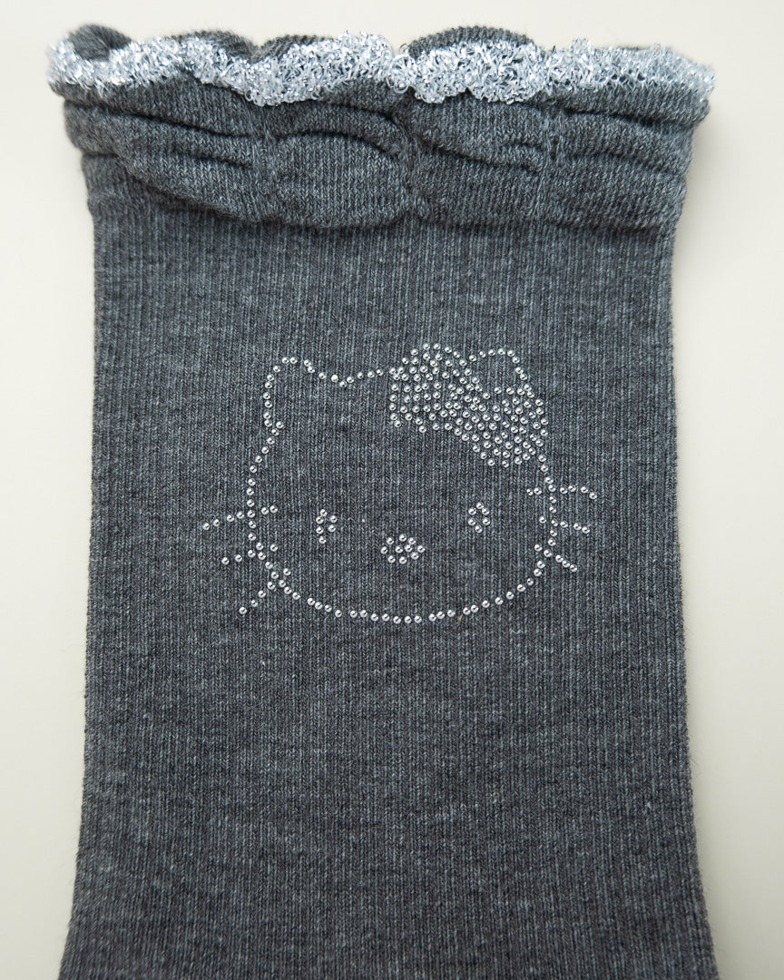 Cute Kitty Face – Women's Cotton Crew Socks