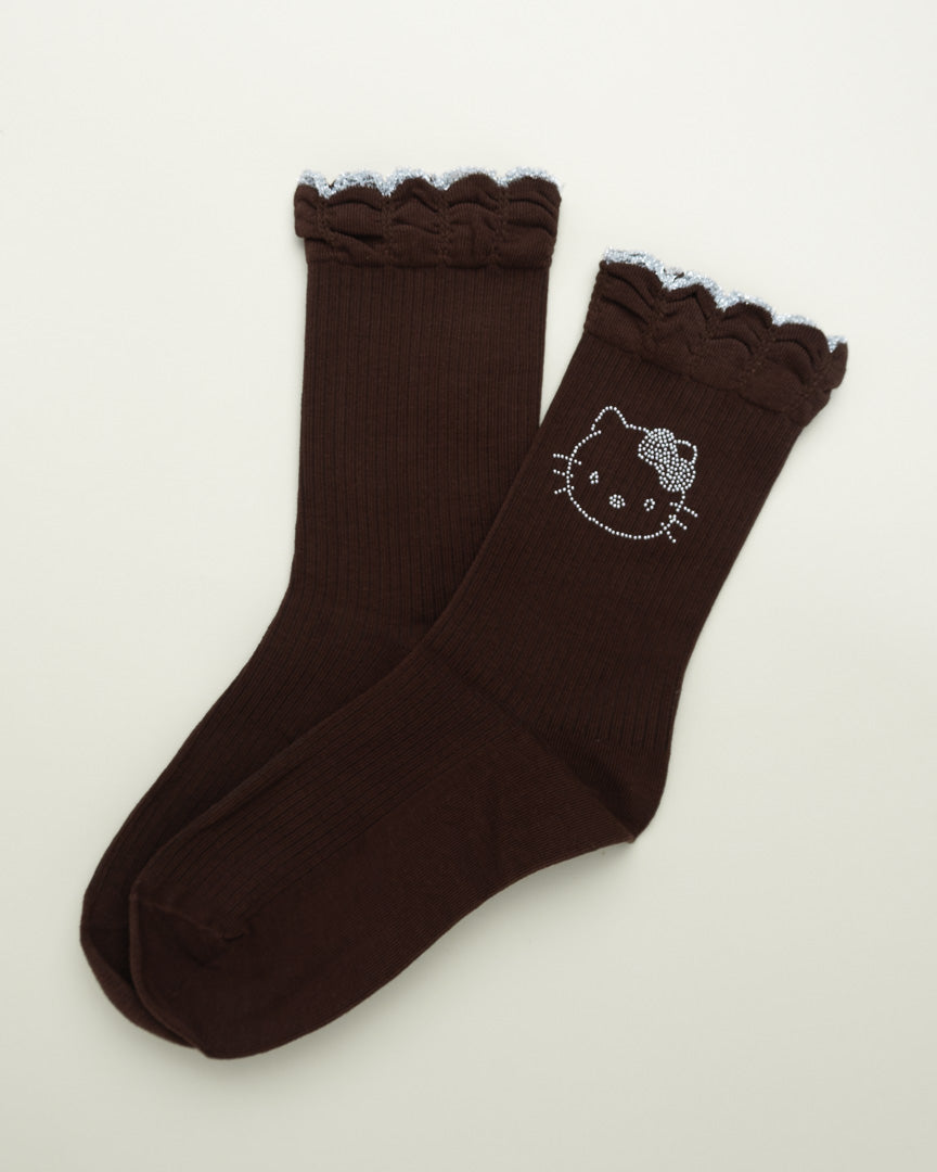 Cute Kitty Face – Women's Cotton Crew Socks