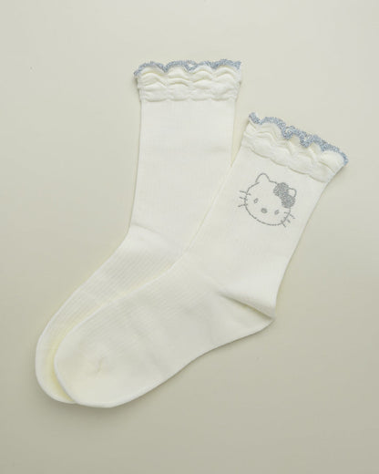 Cute Kitty Face – Women's Cotton Crew Socks