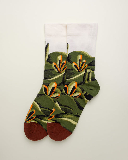 Wilderness Sketch – Women's Crew Socks