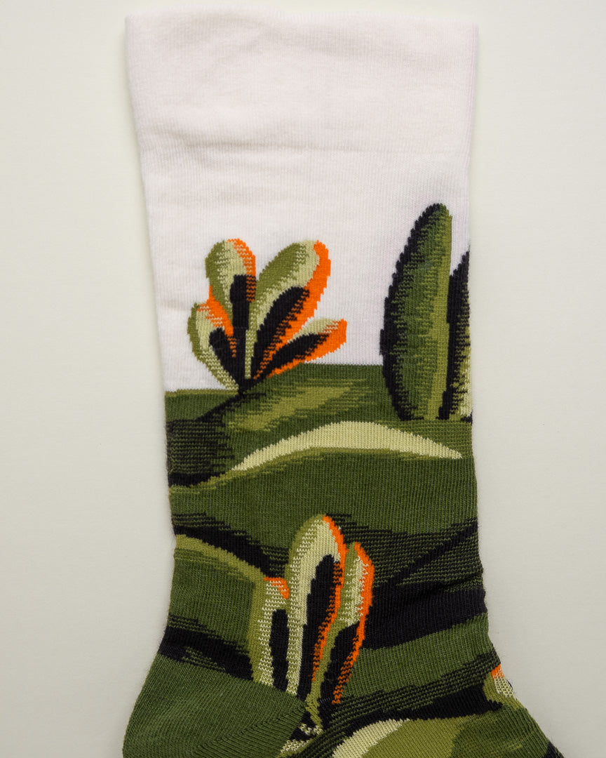 Wilderness Sketch – Women's Crew Socks