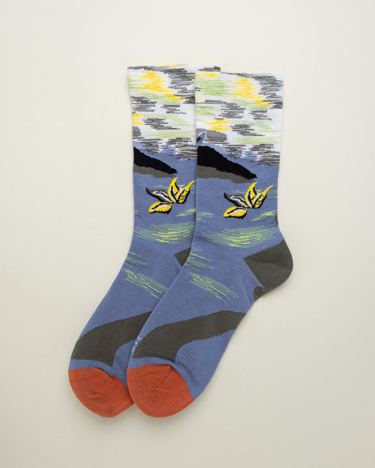 Whale's Horizon – Women's Crew Socks