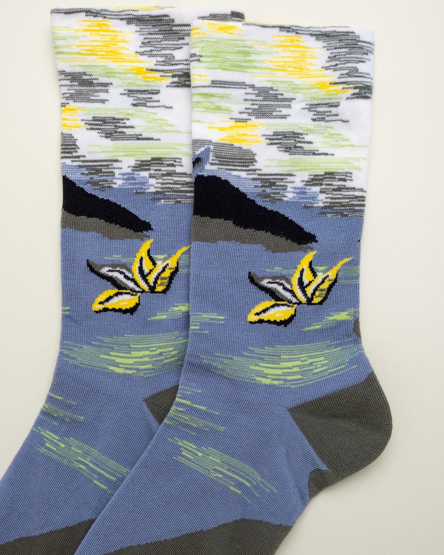 Whale's Horizon – Women's Crew Socks