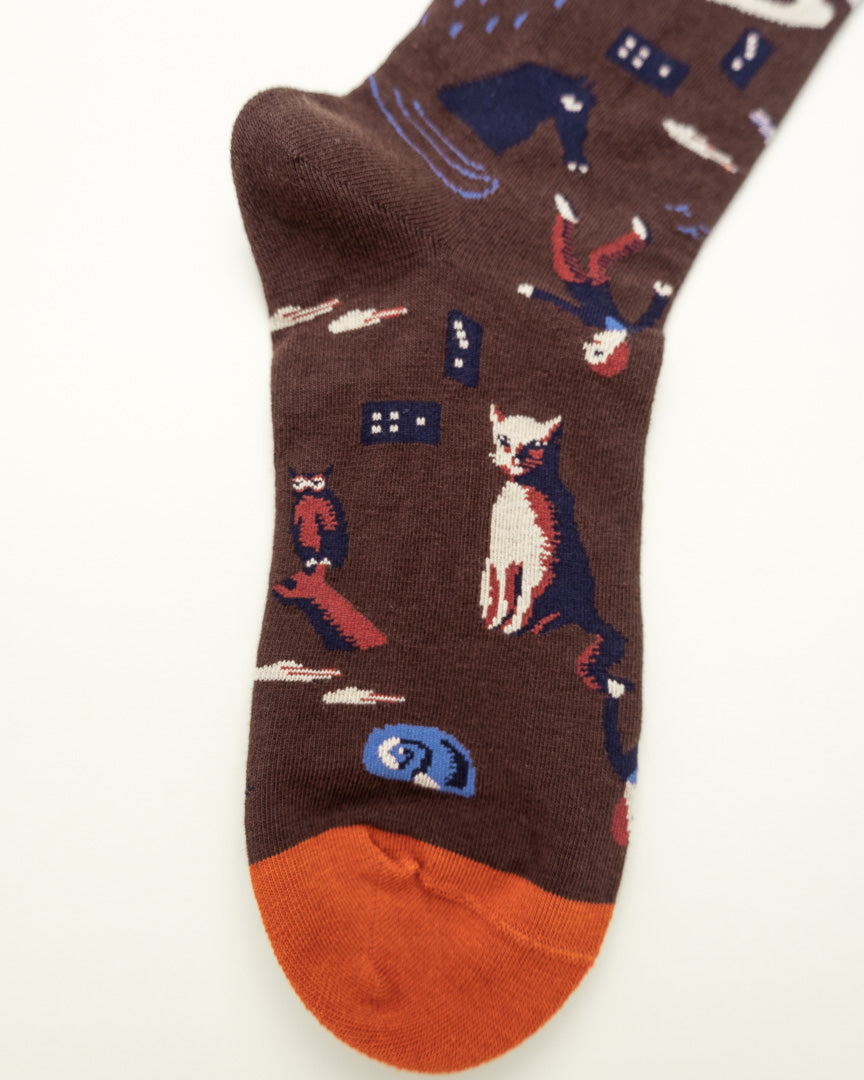 Midnight Window – Women's Crew Socks