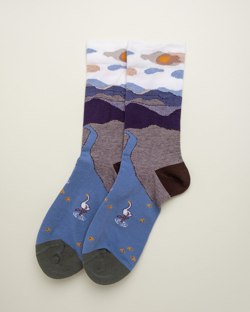 Valley Reflection – Women's Crew Socks