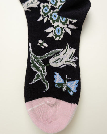 Midnight Garden – Women's Crew Socks