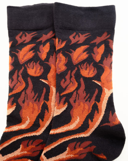 Flame Vine – Women's Crew Socks