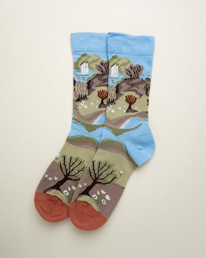 Riverside Tale – Women's Crew Socks