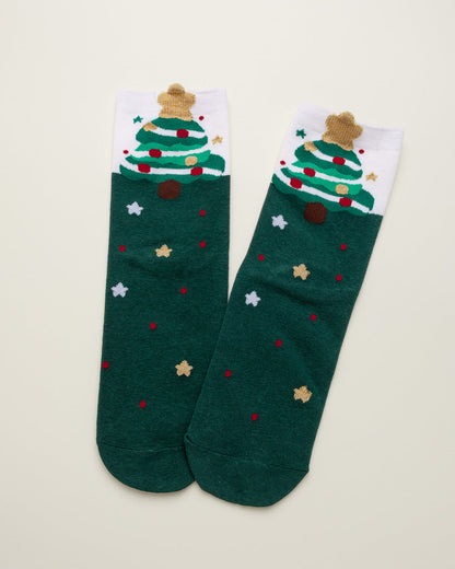 Christmas Tree Socks – Women's Crew Socks
