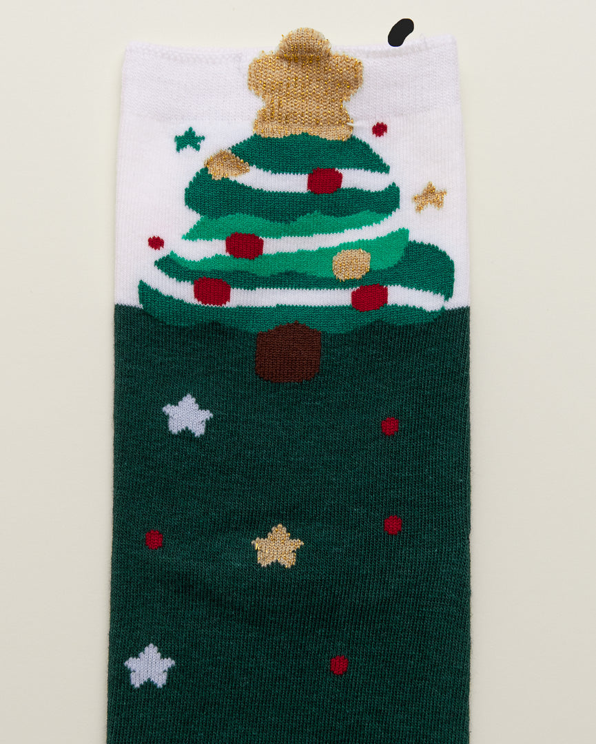 Christmas Tree Socks – Women's Crew Socks
