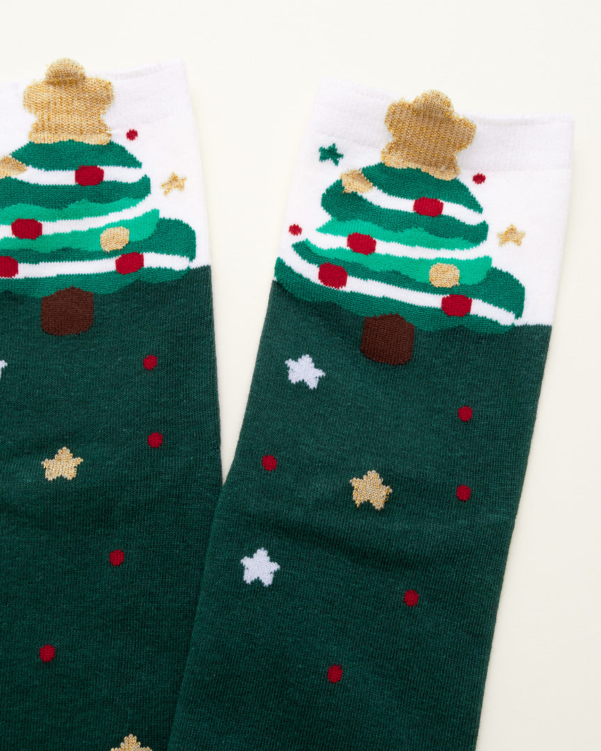 Christmas Tree Socks – Women's Crew Socks
