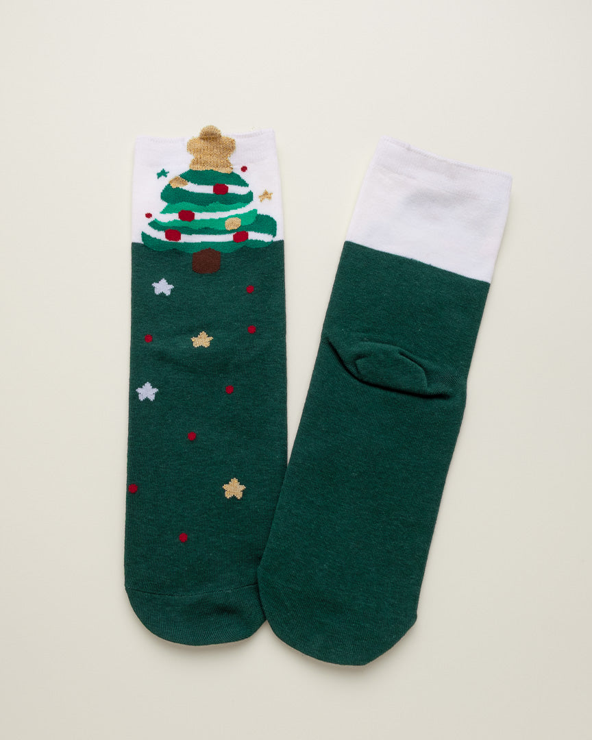 Christmas Tree Socks – Women's Crew Socks