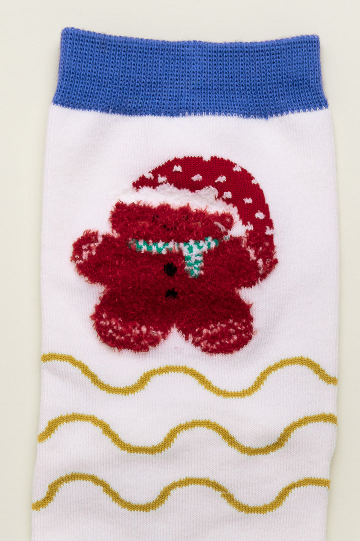 Christmas Bear Socks – Women's Crew Socks