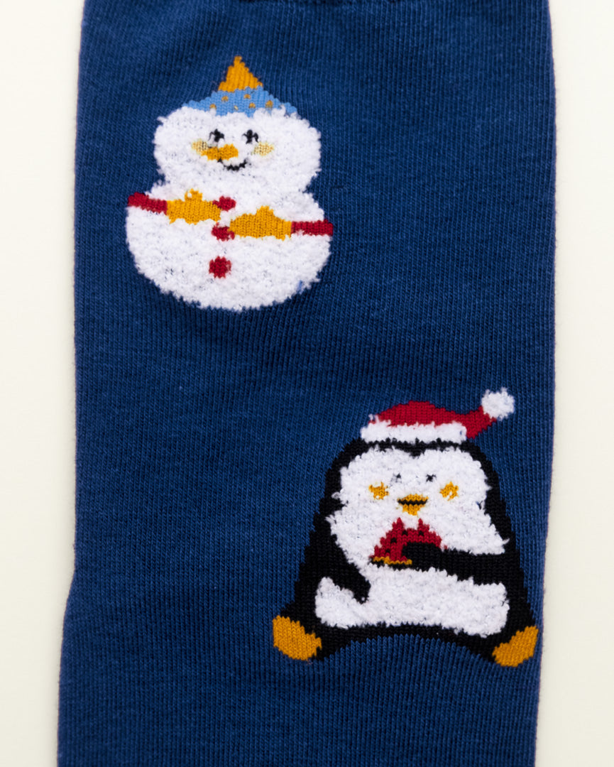 Christmas Penguin Socks – Women's Crew Socks
