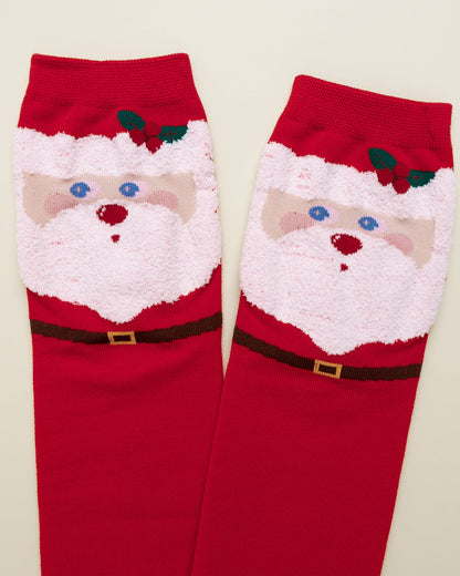 Classic Santa Claus Socks – Women's Crew Socks