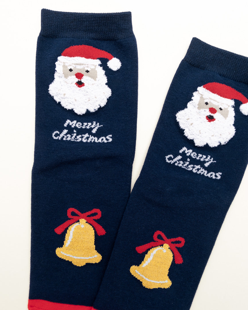Santa Bells Christmas Socks – Women's Crew Socks