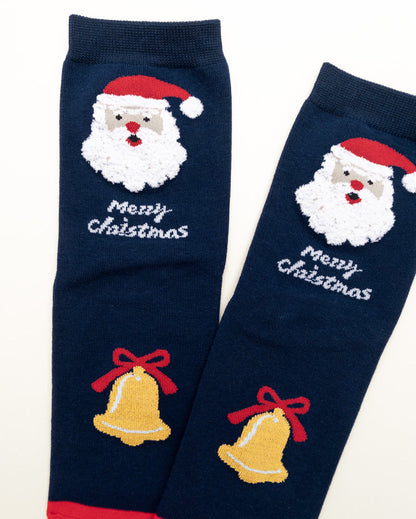 Santa Bells Christmas Socks – Women's Crew Socks