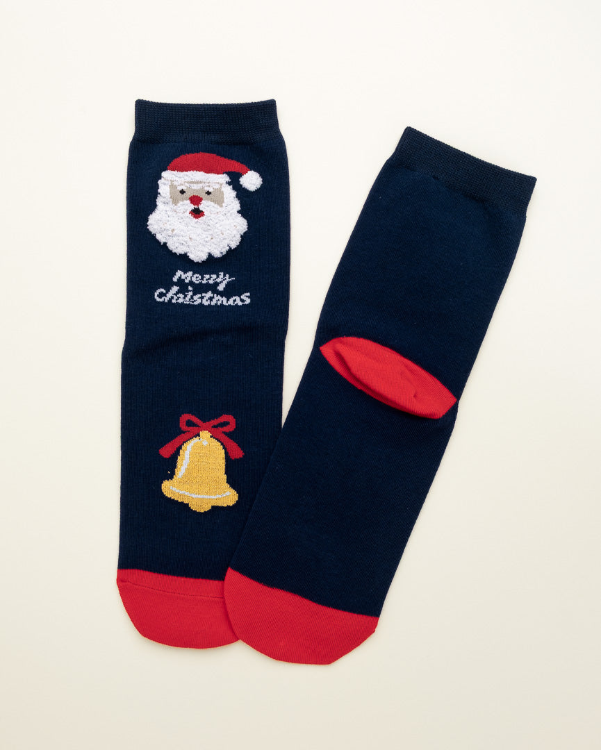 Santa Bells Christmas Socks – Women's Crew Socks