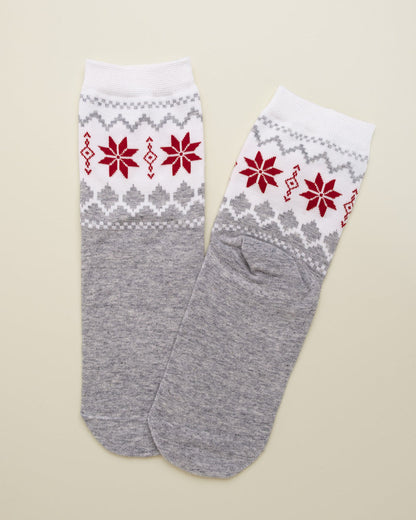Nordic Snowflake – Women's Crew Socks