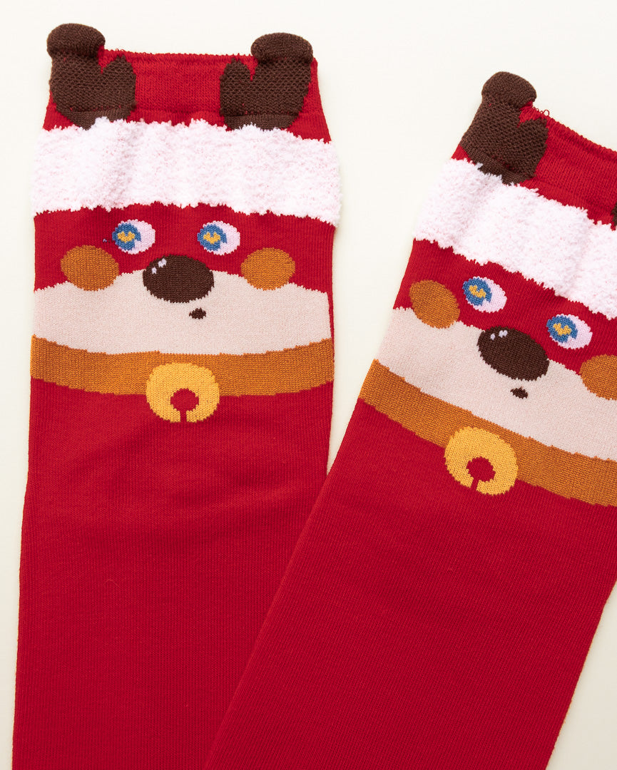 Reindeer Ears – Women's Crew Socks
