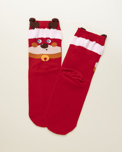 Reindeer Ears – Women's Crew Socks