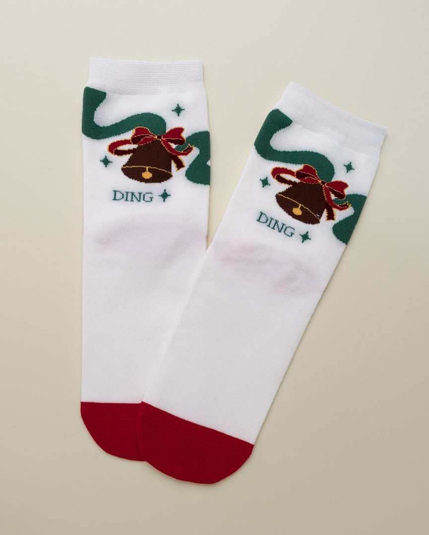 Jingle Bell Melody – Women's Crew Socks