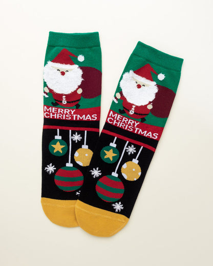 Santa's Ornaments – Women's Crew Socks