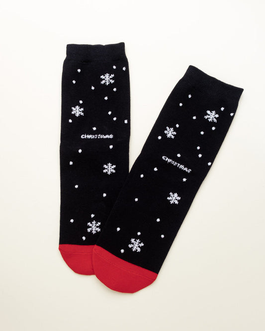 Snowfall Night – Women's Crew Socks