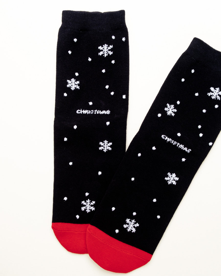 Snowfall Night – Women's Crew Socks