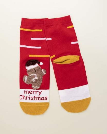 Festive Bear – Women's Crew Socks