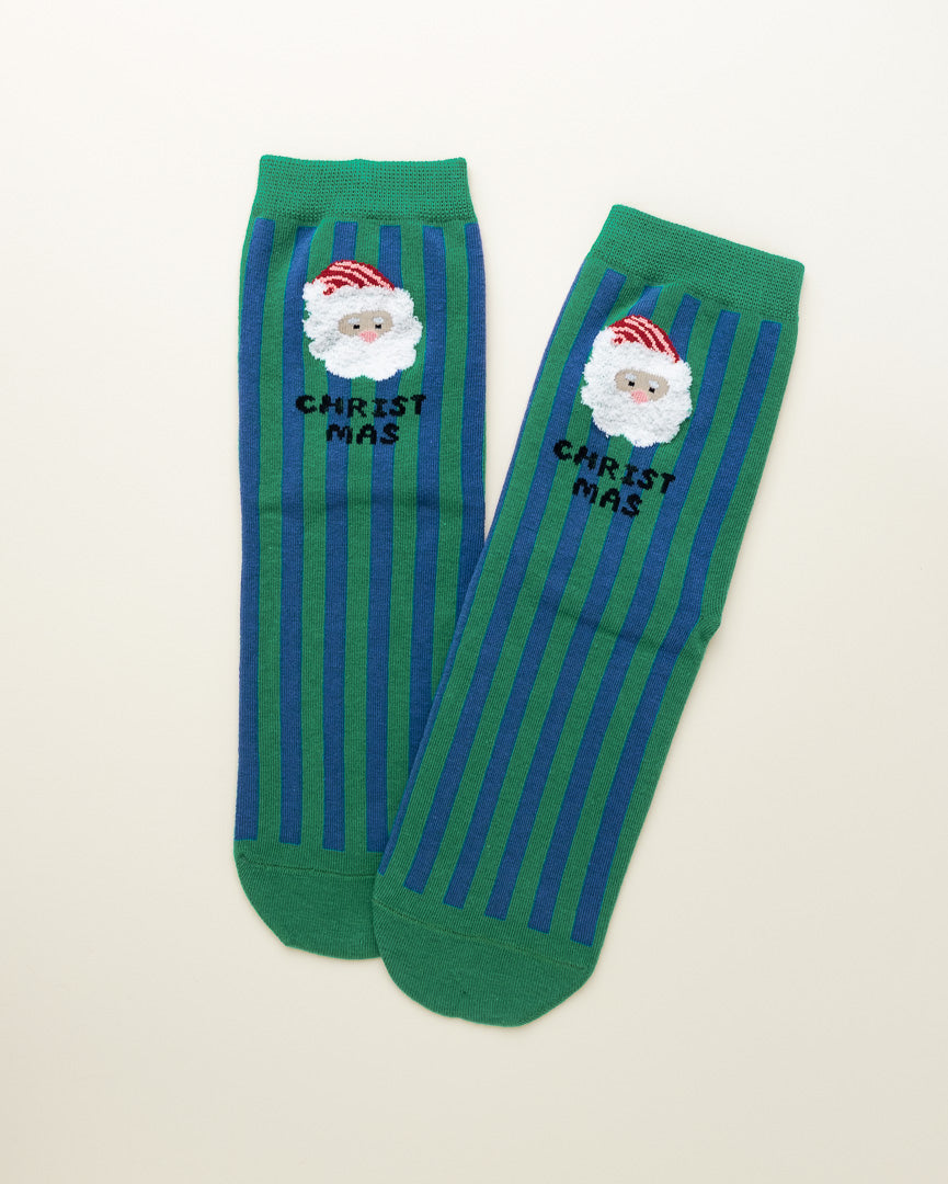 Santa Stripes – Women's Crew Socks